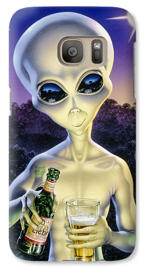 Properties Galaxy S7 Case featuring the photograph Alien Brew by MGL Meiklejohn Graphics Licensing
