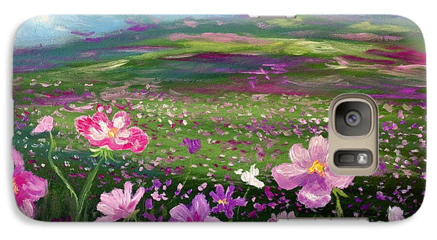 Nature Galaxy S7 Case featuring the painting All Things by Meaghan Troup