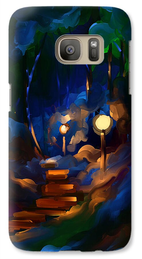 Woods Galaxy S7 Case featuring the painting Always On My Mind by Steven Lebron Langston