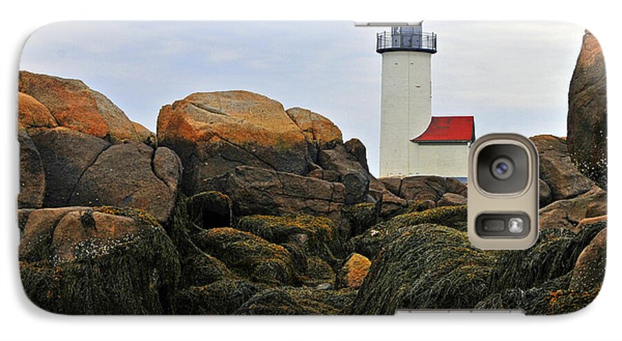 Lighthouse Galaxy S7 Case featuring the photograph Annisquam Harbor Light Station by Dan Myers