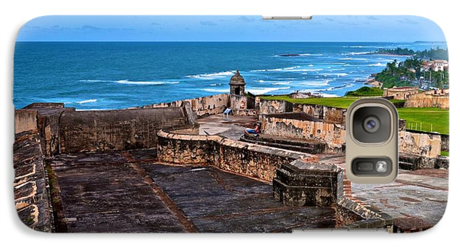 Puerto Rico Galaxy S7 Case featuring the photograph Atlantic Ocean from Fort San Cristobal by Ricardo J Ruiz de Porras
