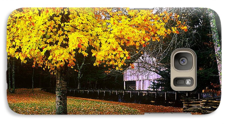 Smoky Mountains Galaxy S7 Case featuring the photograph Autumn At Old Mill by Rodney Lee Williams