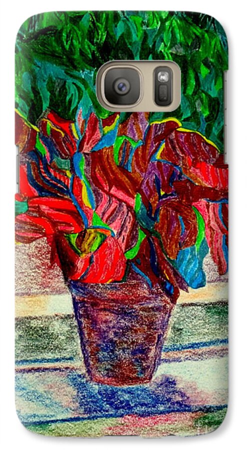 Flowers Galaxy S7 Case featuring the pastel Autumn by Bill OConnor