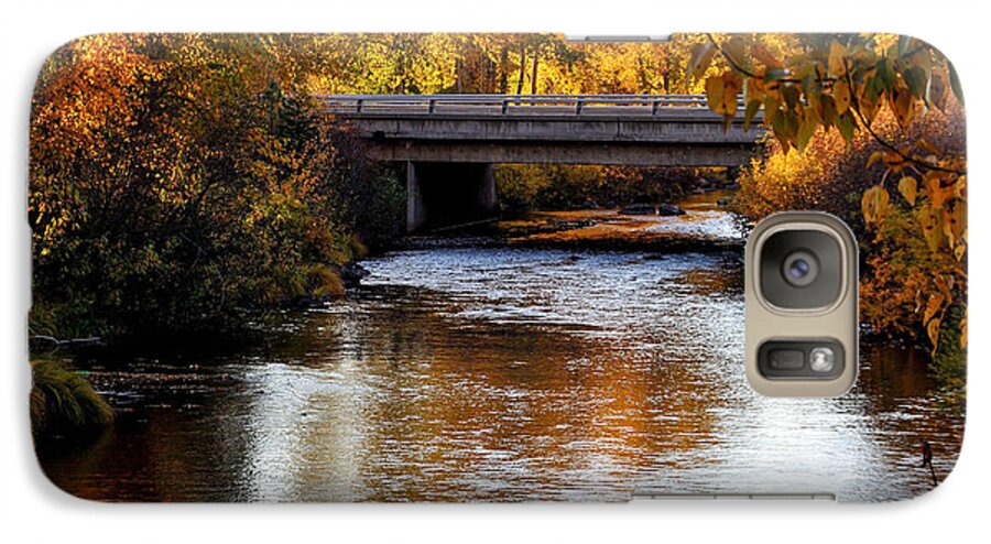 2013 Galaxy S7 Case featuring the photograph Autumn Crossing by Jan Davies