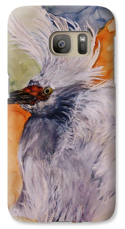  Galaxy S7 Case featuring the painting Bad Hair Day by Lil Taylor