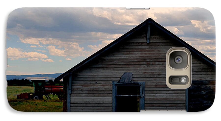 Barn Galaxy S7 Case featuring the photograph Barn and Tractor by Matt Quest