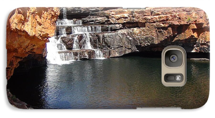 Bell Creek Galaxy S7 Case featuring the photograph Bell Falls by John Mathews