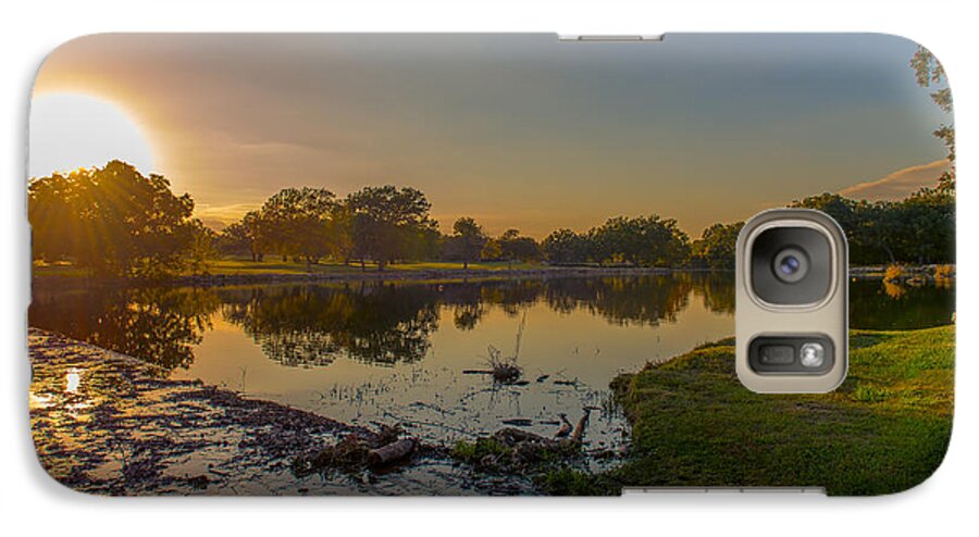Sun Set Galaxy S7 Case featuring the photograph Berry Creek sun set by John Johnson