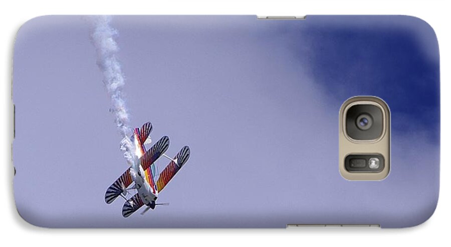 Vero Beach Airshow Galaxy S7 Case featuring the photograph Bi Wing Stunt Plane by Don Youngclaus