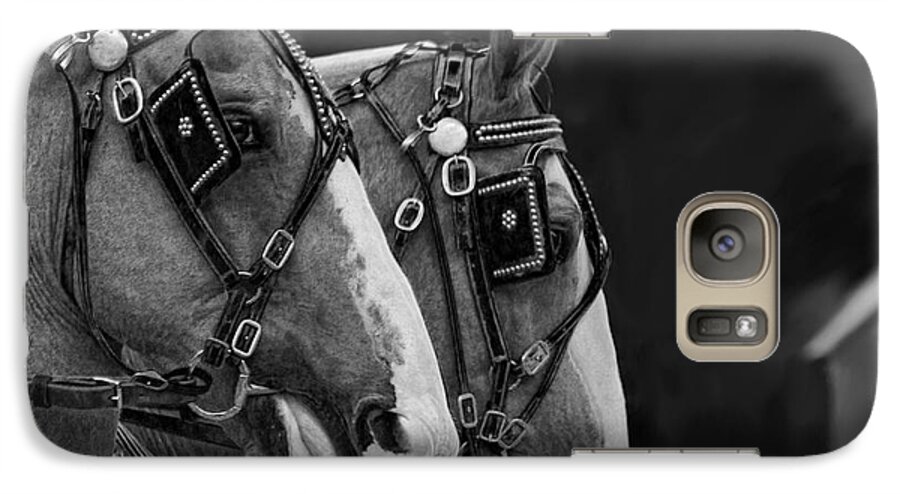 Black And White Galaxy S7 Case featuring the photograph Big Boys by Denise Romano