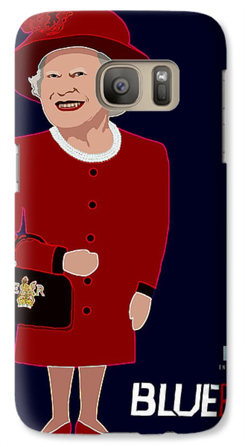 Hbo Galaxy S7 Case featuring the painting Blue Blood by Jann Paxton