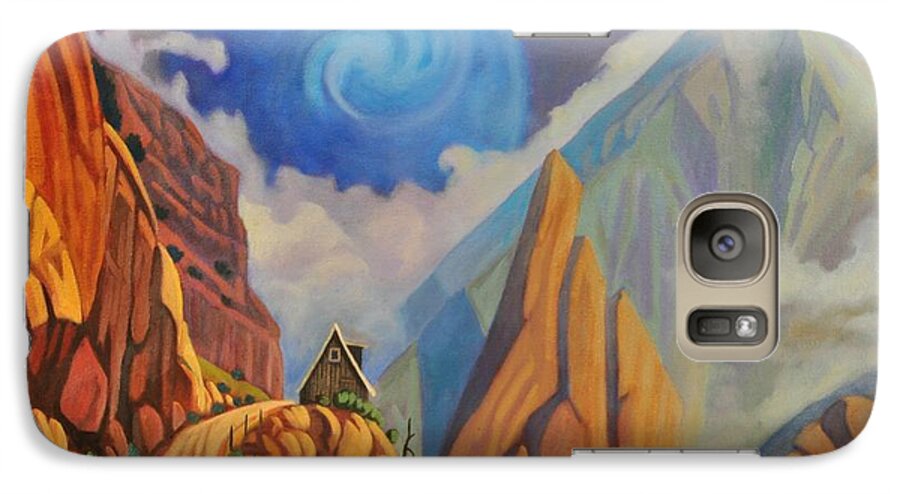 Old Galaxy S7 Case featuring the painting Cliff House by Art West