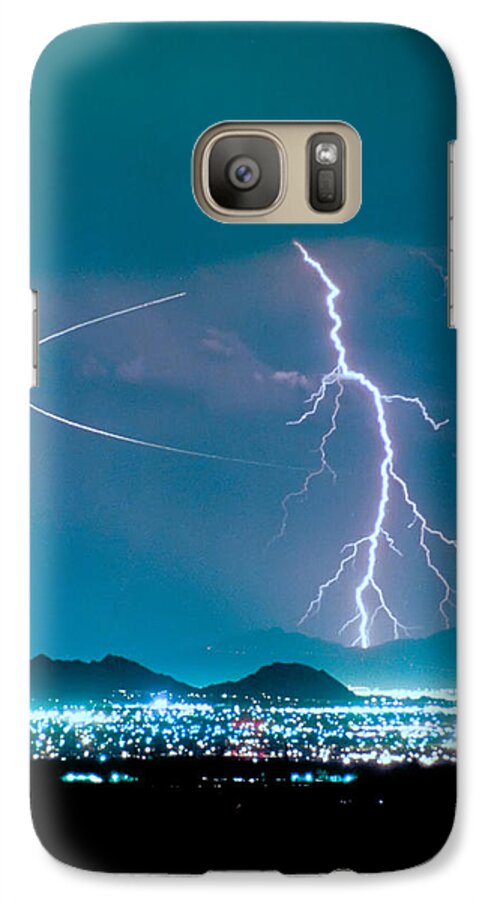 Lightning Galaxy S7 Case featuring the photograph Bo Trek The Lightning Man by James BO Insogna
