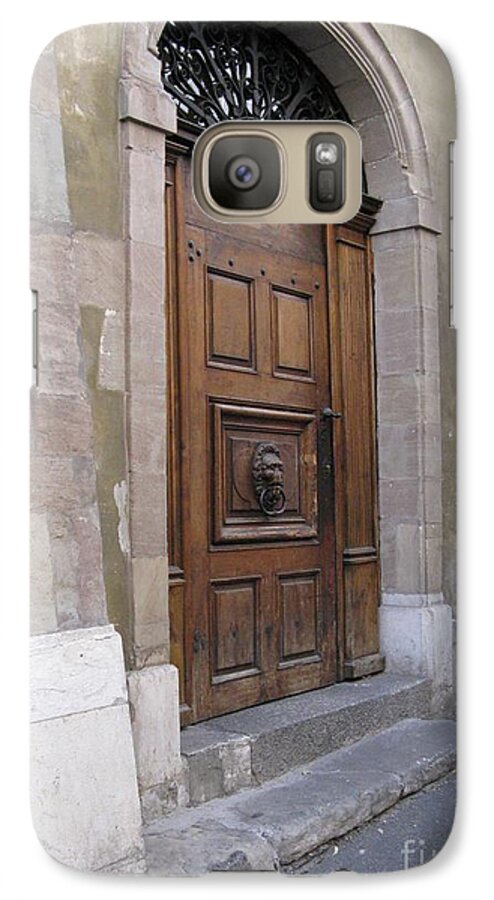 Brown Door Galaxy S7 Case featuring the photograph Brown Door by Arlene Carmel