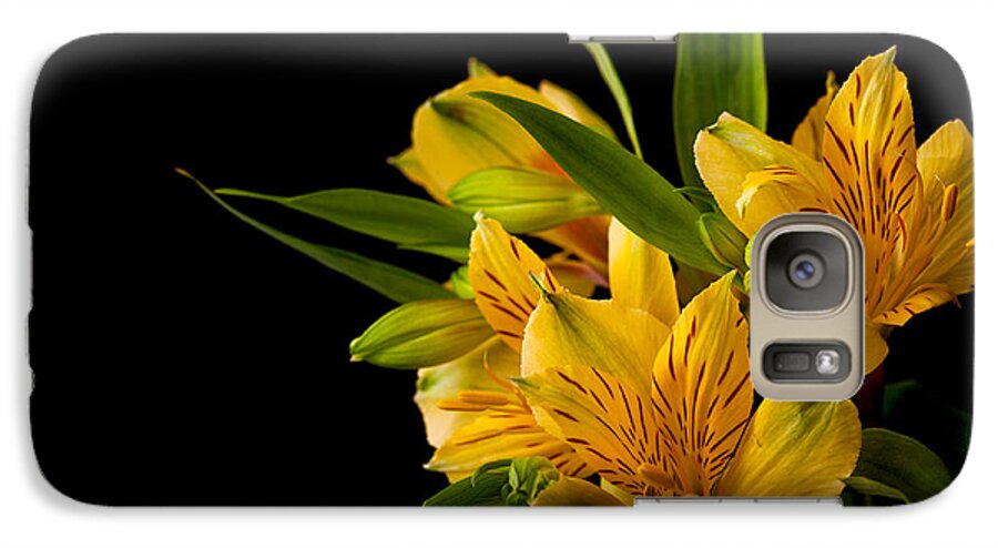 Green Galaxy S7 Case featuring the photograph Budding flowers by Sennie Pierson