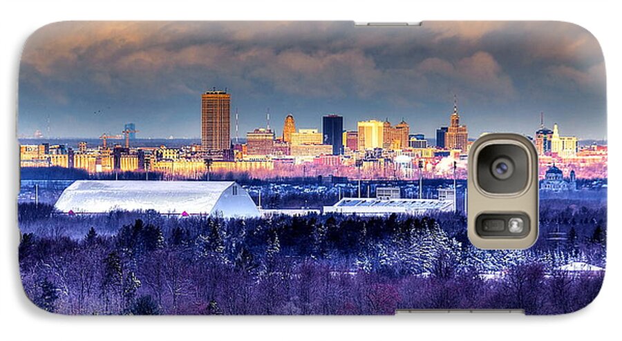 Landscape Galaxy S7 Case featuring the photograph Buffalo From Chestnut Ridge by Don Nieman