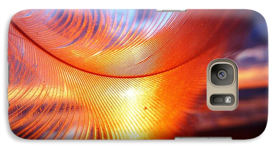 Feather Galaxy S7 Case featuring the photograph California Dreams by Julia Ivanovna Willhite