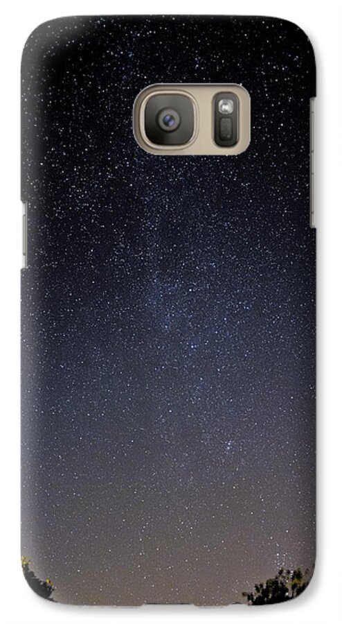 Cassiopeia Galaxy S7 Case featuring the photograph Cassiopeia and Andromeda Galaxy 01 by Greg Reed