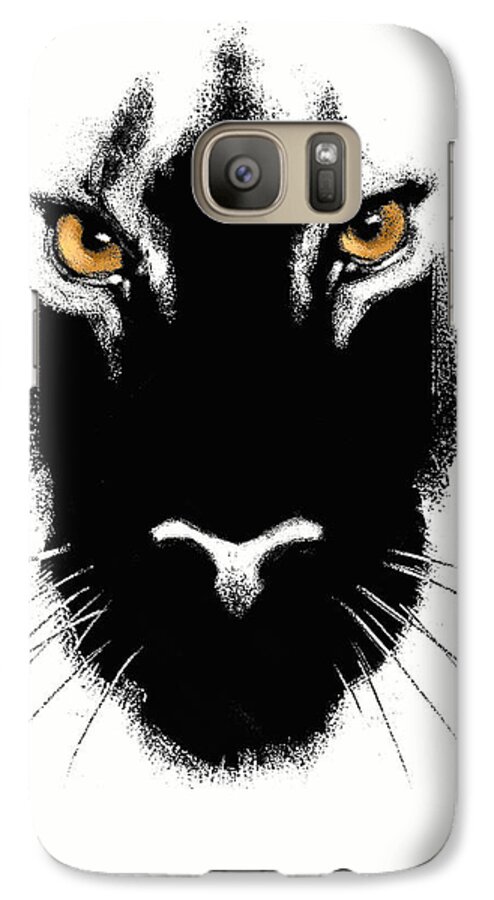 Cats Galaxy S7 Case featuring the digital art Cat's Eyes by Aaron Blaise