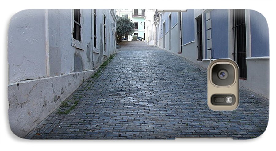 Puerto Rico Galaxy S7 Case featuring the photograph Cobble Street by David S Reynolds