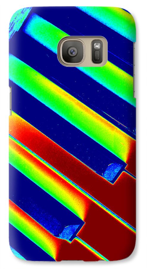 Piano Galaxy S7 Case featuring the photograph Chopsticks by Mary Beth Landis