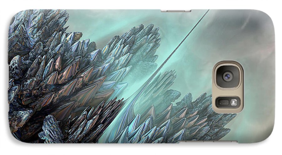Cell Tower Galaxy S7 Case featuring the digital art Communication Tower by Melissa Messick