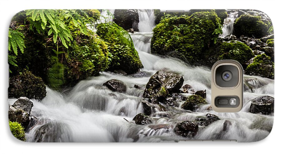 Wahkeena Falls Galaxy S7 Case featuring the photograph Cool Waters by Suzanne Luft