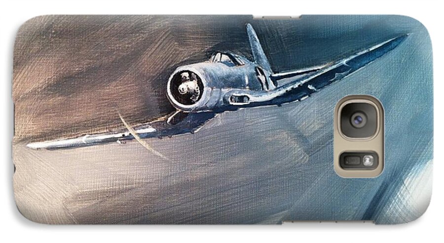 Corsair Galaxy S7 Case featuring the painting Corsair Sketch 1 by Stephen Roberson