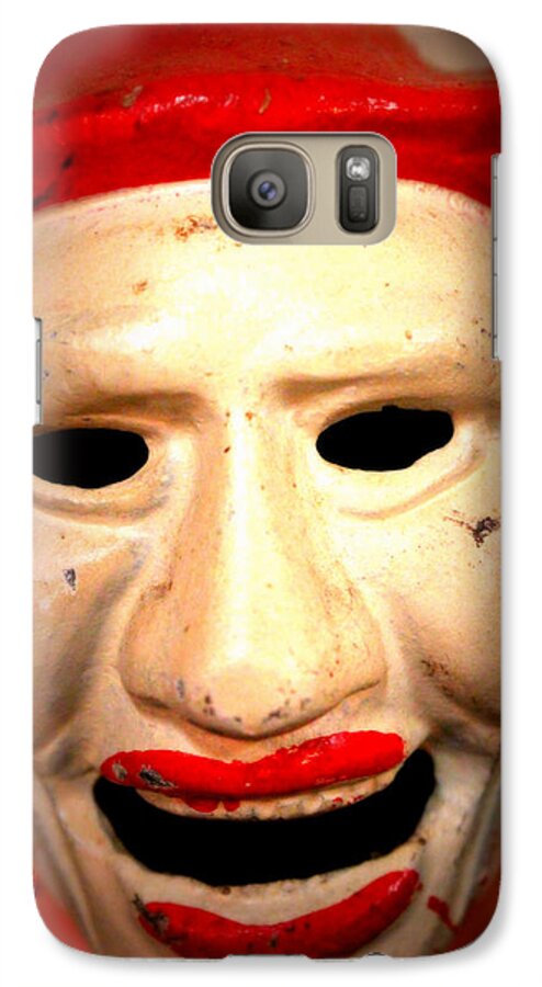 Clown Galaxy S7 Case featuring the photograph Creepy Clown by Lynn Sprowl