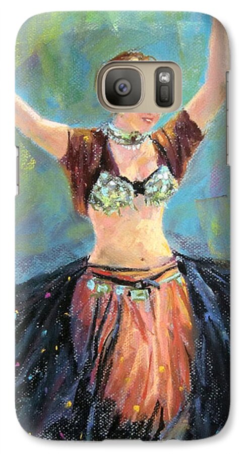 Dancing In The Air Galaxy S7 Case featuring the painting Dancing In The Air by Jieming Wang