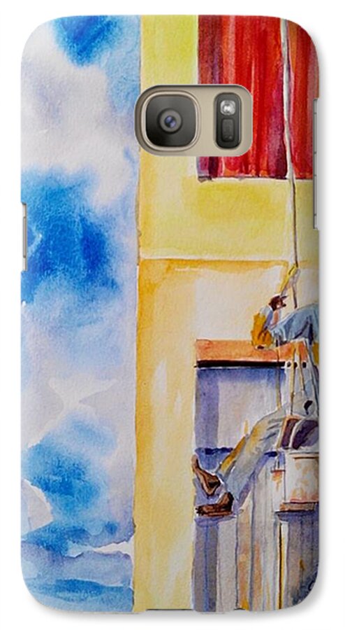 Developingcountry Galaxy S7 Case featuring the painting Developing Country by Geeta Yerra