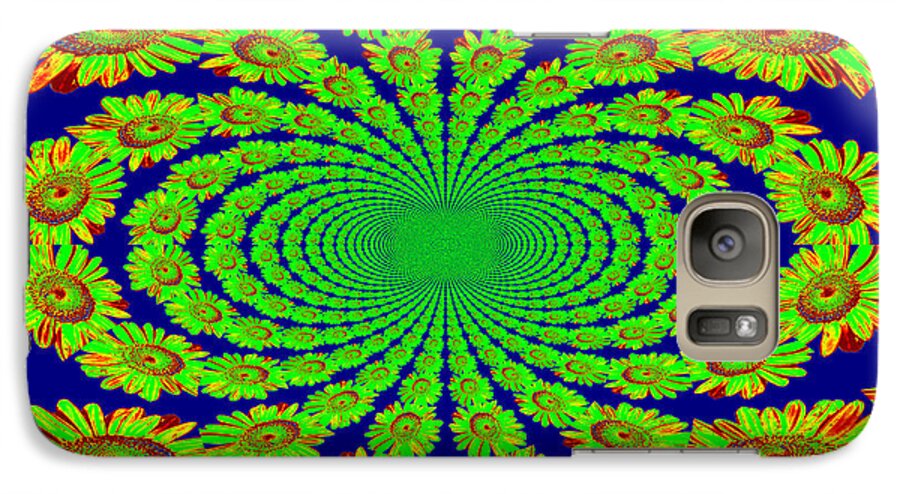 Daisy Galaxy S7 Case featuring the photograph Dizzying Daisies 2 by Kelly Nowak