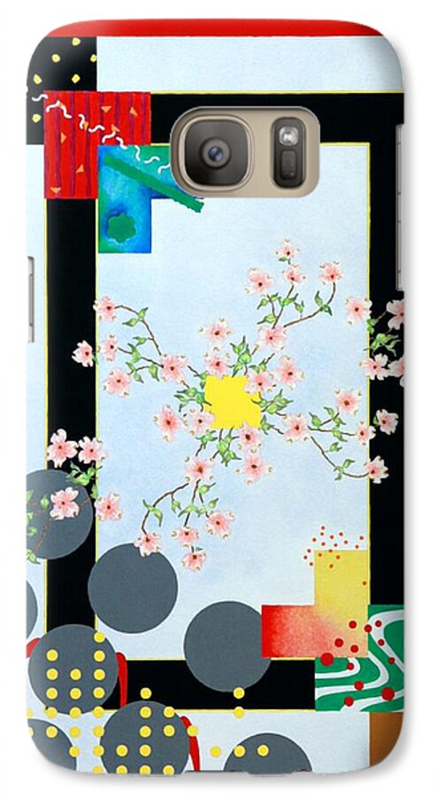 Asian Galaxy S7 Case featuring the painting Dogwood by Thomas Gronowski