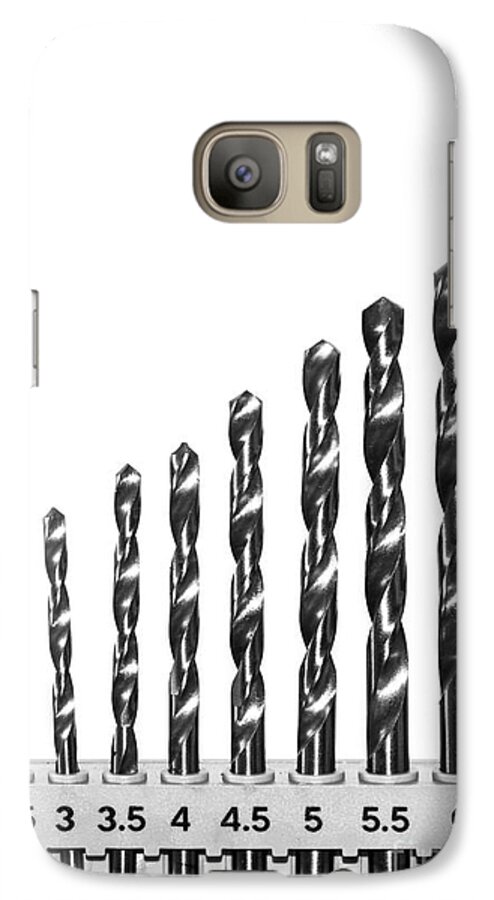 Macro Galaxy S7 Case featuring the photograph Drill Bits by Matt Malloy