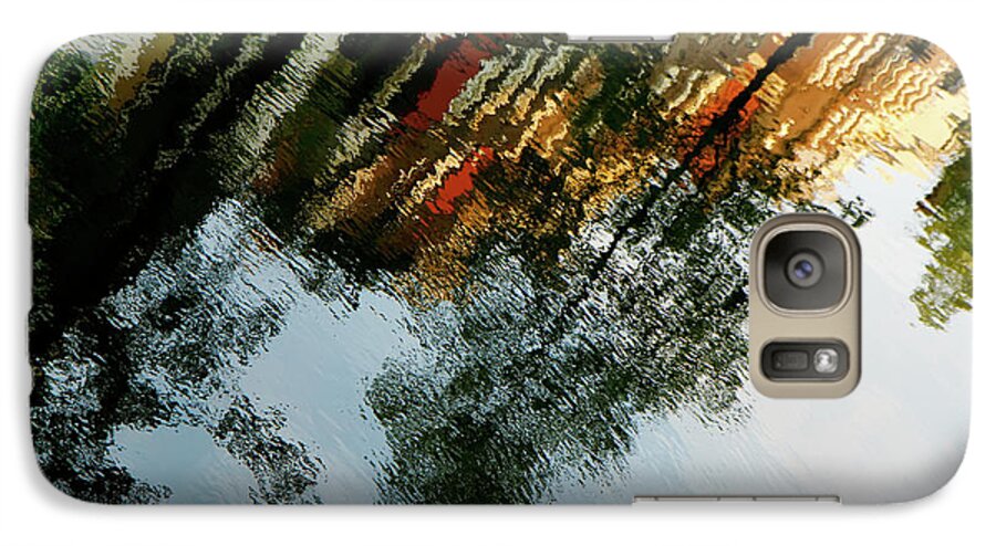 Kg Galaxy S7 Case featuring the photograph Dutch Canal Reflection by KG Thienemann