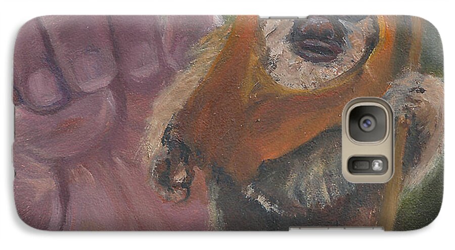 Asl Art Galaxy S7 Case featuring the painting E is for Ewok by Jessmyne Stephenson