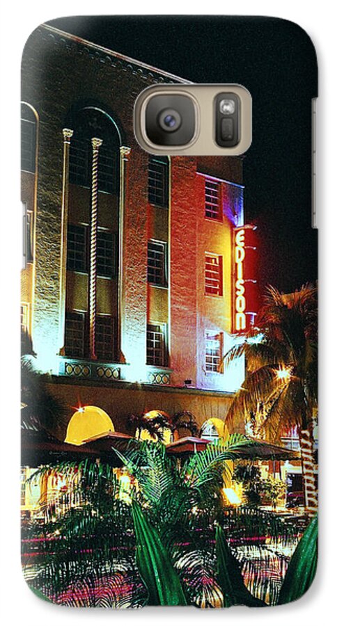 Edison Hotel Galaxy S7 Case featuring the photograph Edison Hotel Film Image by Gary Dean Mercer Clark
