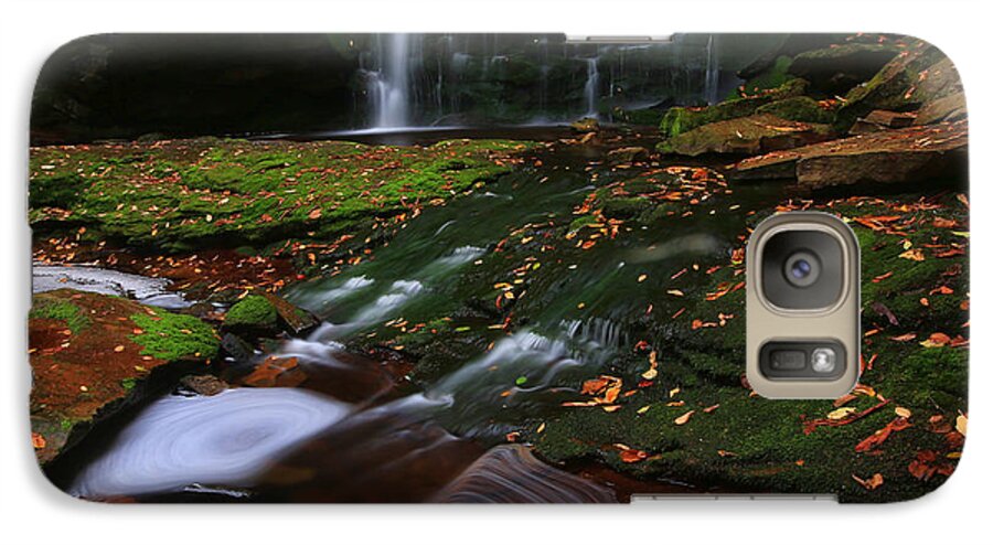 West Virginia Galaxy S7 Case featuring the photograph Elakala Falls by Jaki Miller