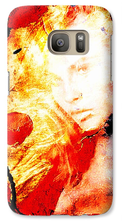 Evanescent Galaxy S7 Case featuring the digital art Evanescent Face by Andrea Barbieri