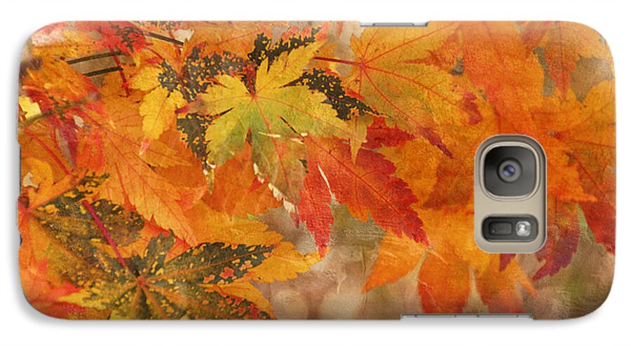 Autumn Galaxy S7 Case featuring the photograph Falling Colors I by Leda Robertson