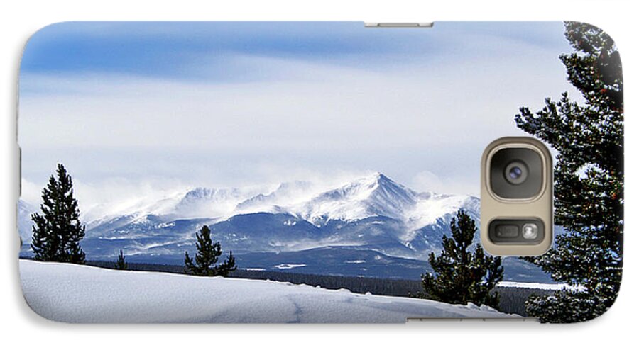 Mt Elbert Galaxy S7 Case featuring the photograph February Wind by Jeremy Rhoades