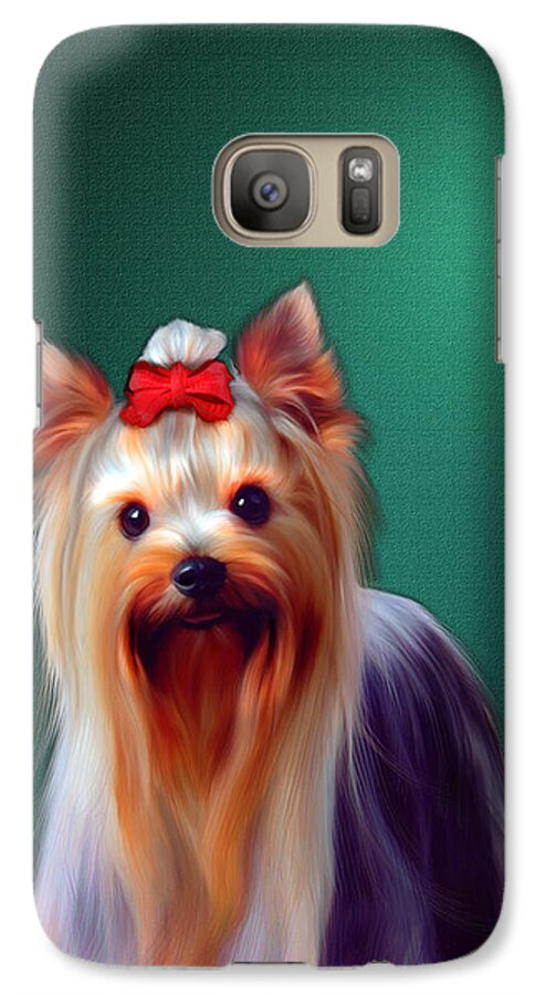 Animal Galaxy S7 Case featuring the painting Fifi by Tyler Robbins