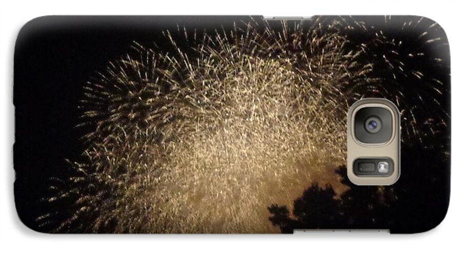 Dramatic Galaxy S7 Case featuring the photograph Fire Art by Christina Verdgeline