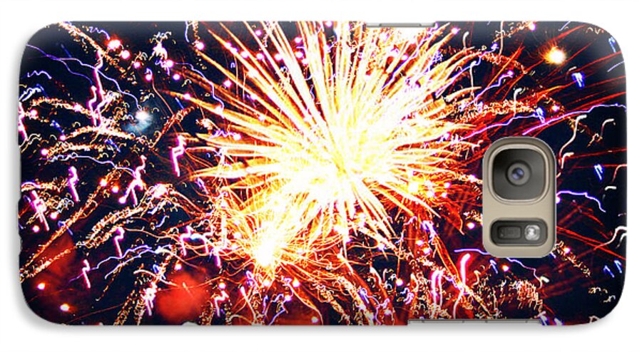 Fireworks Galaxy S7 Case featuring the photograph Fireworks by Kara Stewart