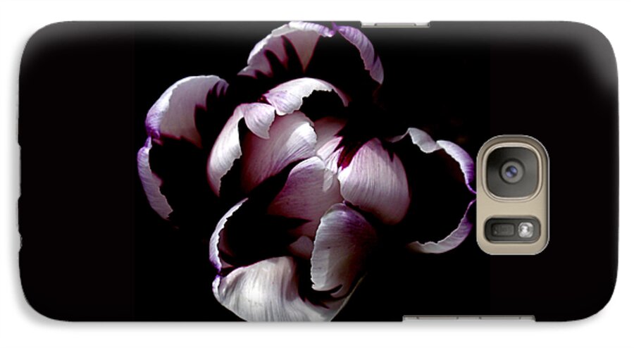 Tulip Galaxy S7 Case featuring the photograph Floral Symmetry by Rona Black