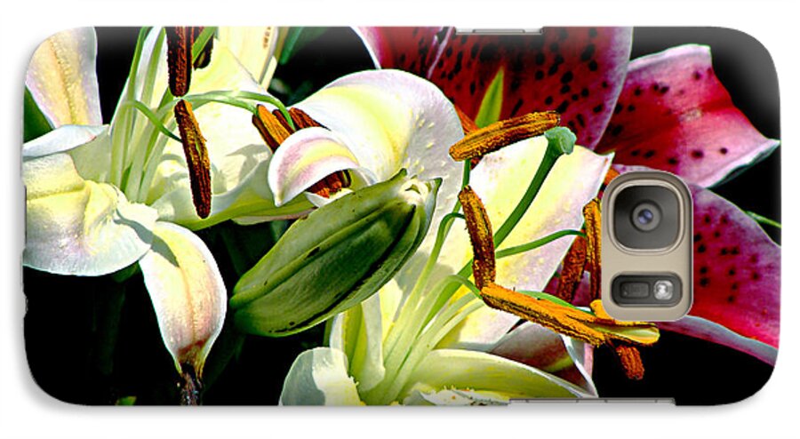 Floral Galaxy S7 Case featuring the photograph Florals in Contrast by Ira Shander
