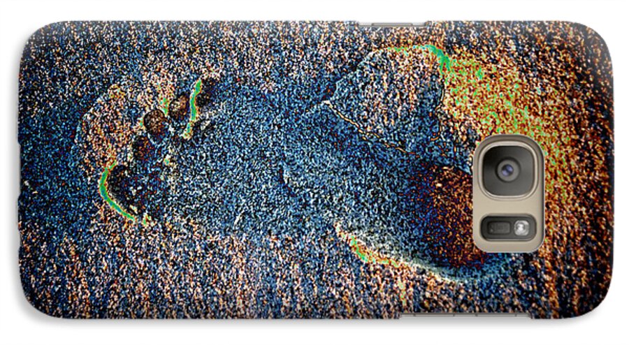 Foot Galaxy S7 Case featuring the photograph Foot in the Sand by Mariola Bitner