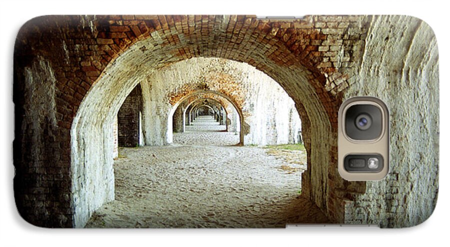 Pensacola Galaxy S7 Case featuring the photograph Fort Pickens Arches by Tom Brickhouse