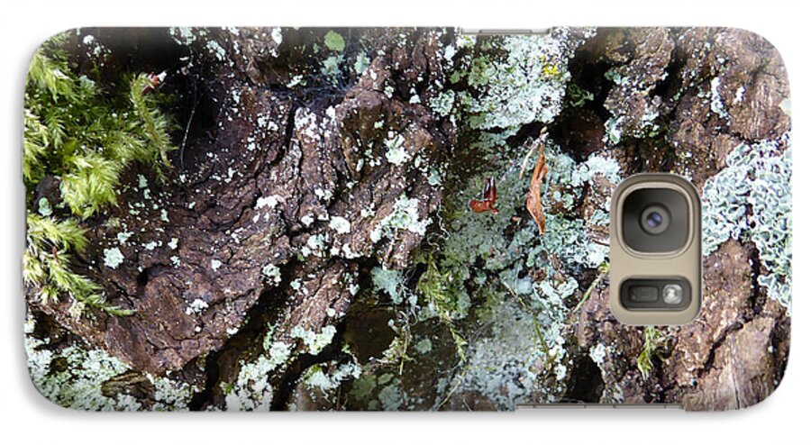 Tree Galaxy S7 Case featuring the photograph Fungus Bark by Laurie Tsemak