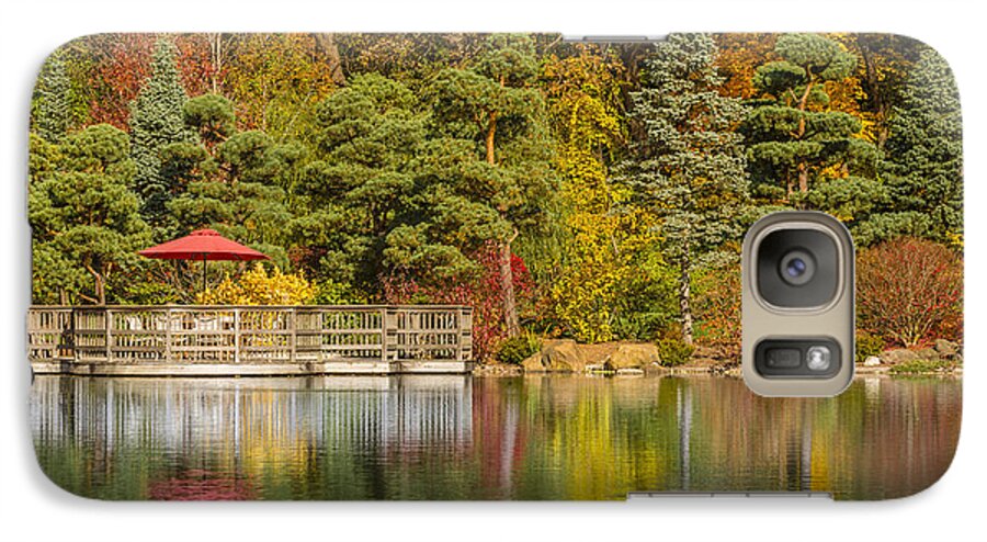 Japanese Gardens Galaxy S7 Case featuring the photograph Garden of Reflection by Sebastian Musial